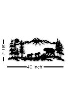 Mountain Bear Family Wall Décor - Image 27