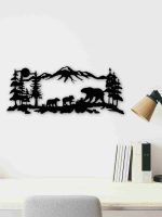 Mountain Bear Family Wall Décor - Image 26
