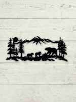 Mountain Bear Family Wall Décor - Image 31