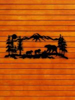 Mountain Bear Family Wall Décor - Image 30