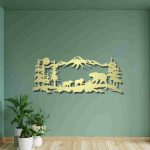 Mountain Bear Family Wall Décor - Image 6