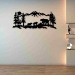 Mountain Bear Family Wall Décor - Image 22
