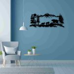 Mountain Bear Family Wall Décor - Image 21