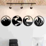 Nature’s Four Elements Wall Décor (Set of 4)