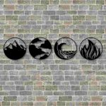 Nature’s Four Elements Wall Décor (Set of 4) - Image 17