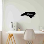 North Carolina “Home” Wall Decor – State Shape Wall Art - Image 2