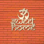 Om Sweet Home Wall Decor – Spiritual & Modern Home Blessing Art - Image 3