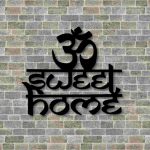 Om Sweet Home Wall Decor – Spiritual & Modern Home Blessing Art
