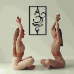 Om Yoga Symbol Wall Decor – Rectangular Frame Spiritual Wall Art - Image 14