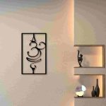 Om Yoga Symbol Wall Decor – Rectangular Frame Spiritual Wall Art - Image 8