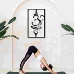 Om Yoga Symbol Wall Decor – Rectangular Frame Spiritual Wall Art - Image 7