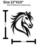 Royal Horse Head Wall Decor – Luxury Animal Wall Art - Image 3