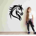 Royal Horse Head Wall Decor – Luxury Animal Wall Art