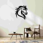 Royal Horse Head Wall Decor – Luxury Animal Wall Art - Image 9