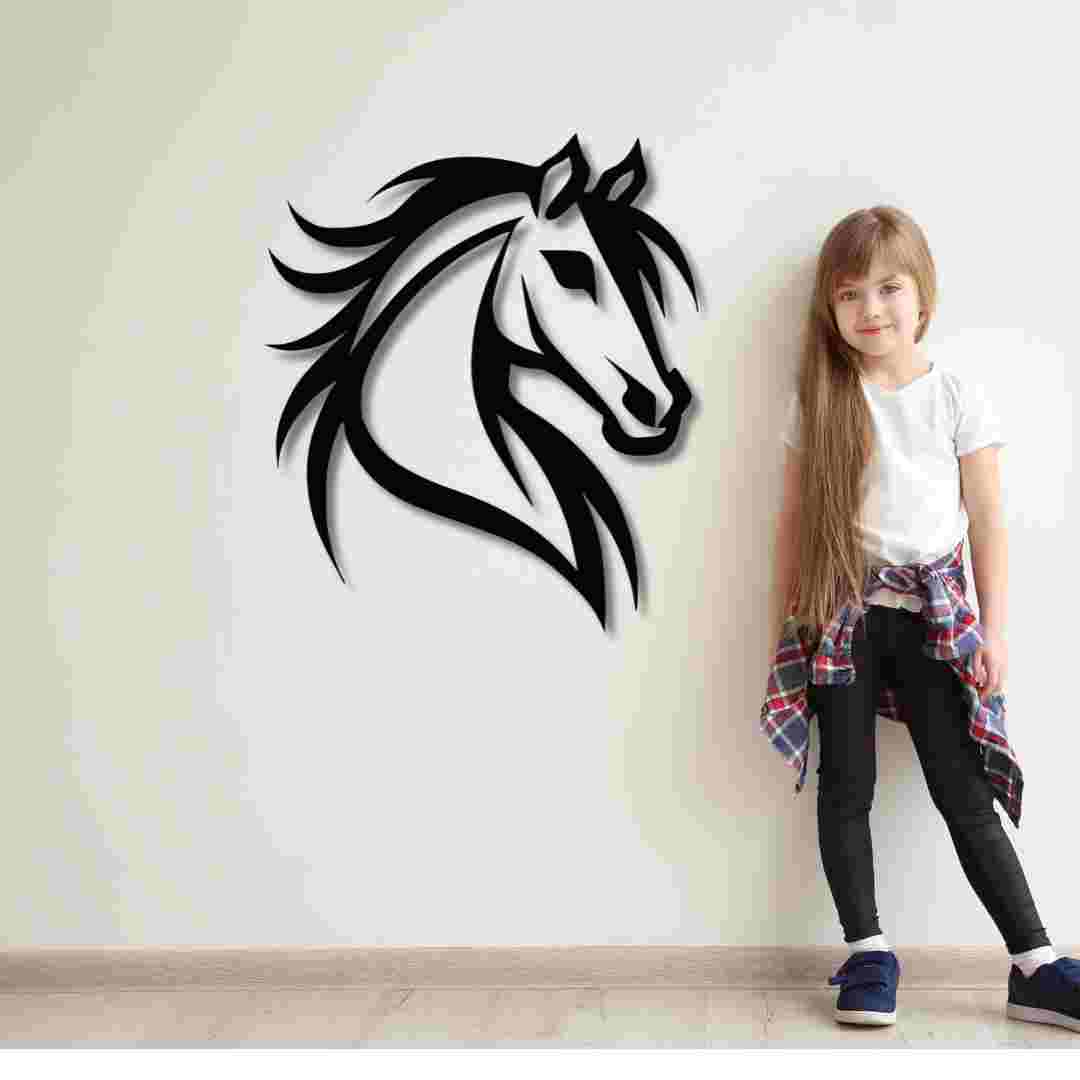 Royal-Horse-Head.jpg Royal Horse Head Wall Decor – Luxury Animal Wall Art - Image 1