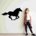 Running Horse Wall Decor – Dynamic Horse Art for Home & Office