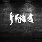 Silhouette Music Wall Decor – Musical Instrument Wall Art - Image 13