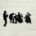 Silhouette Music Wall Decor – Musical Instrument Wall Art - Image 23