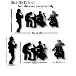 Silhouette Music Wall Decor – Musical Instrument Wall Art - Image 21