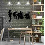 Silhouette Music Wall Decor – Musical Instrument Wall Art - Image 17