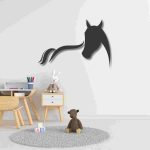 Sleek Horse Head Wall Decor – Minimal Modern Animal Wall Art - Image 14