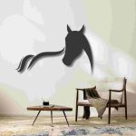 Sleek Horse Head Wall Decor – Minimal Modern Animal Wall Art - Image 9