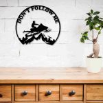 Snowmobiler Circular Ring Wall Decor – “Don’t Follow Me” Adventure Wall Art - Image 12
