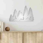 Three Forest Deers Wall Decor – Nature Wildlife Wall Art - Image 3