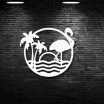 Tropical Flamingo Scenery Wall Décor - Image 13