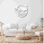 Tropical Flamingo Scenery Wall Décor - Image 9