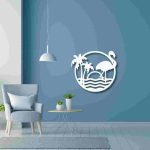 Tropical Flamingo Scenery Wall Décor - Image 6