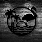 Tropical Flamingo Scenery Wall Décor - Image 21