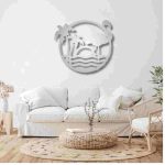 Tropical Flamingo Scenery Wall Décor - Image 23