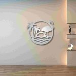 Tropical Flamingo Scenery Wall Décor - Image 34