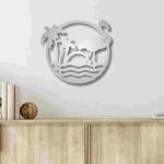 Tropical Flamingo Scenery Wall Décor - Image 33