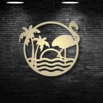 Tropical Flamingo Scenery Wall Décor - Image 31