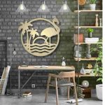 Tropical Flamingo Scenery Wall Décor - Image 29