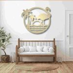 Tropical Flamingo Scenery Wall Décor - Image 28