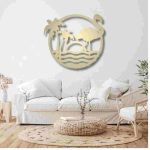 Tropical Flamingo Scenery Wall Décor - Image 27