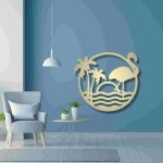 Tropical Flamingo Scenery Wall Décor - Image 24