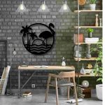 Tropical Flamingo Scenery Wall Décor - Image 19