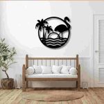 Tropical Flamingo Scenery Wall Décor - Image 18